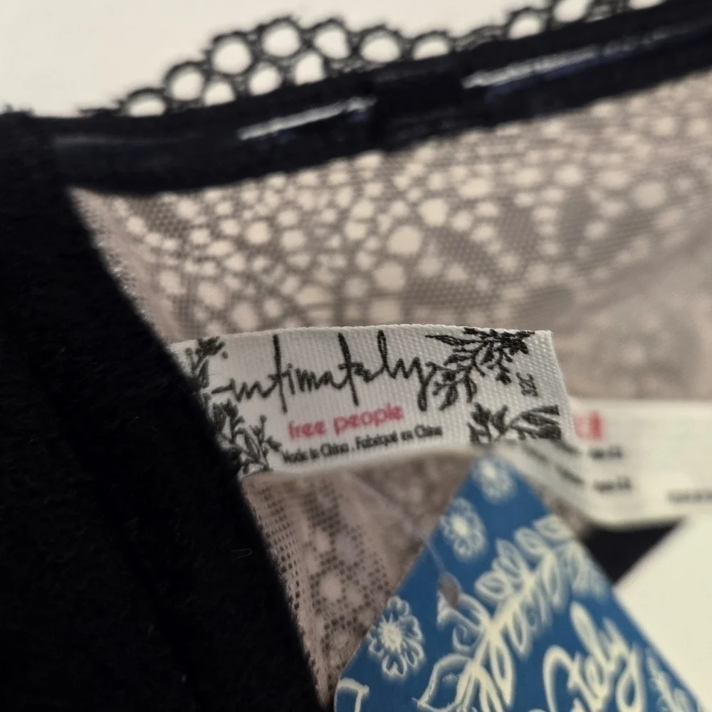 Free People Starla Underwire Multiway Bra Black 32C